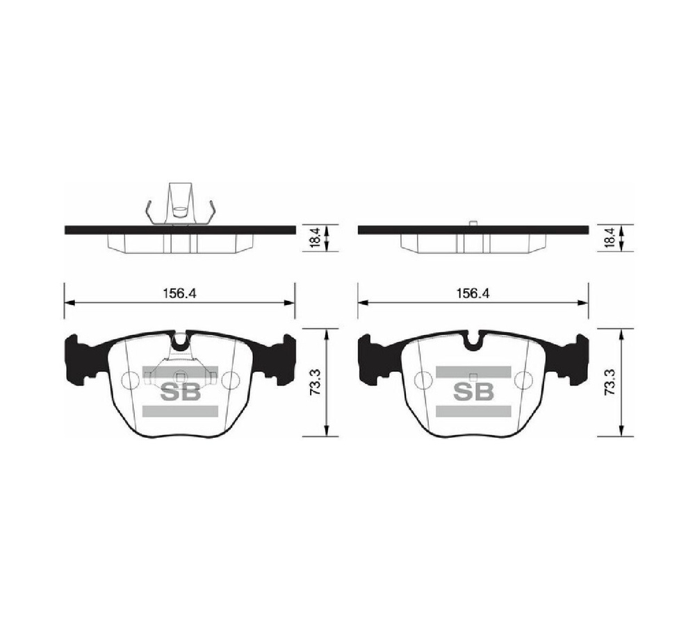 Колодки тормозные Sangsin Brake SP2166 Передние - купить по низким ценам в  интернет-магазине OZON (1110780352)