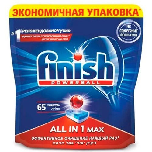 Finish для посудомоечных машин: моющее средство 3 в 1, таблетки 65 шт и 100 штук - информация о лучшем выборе