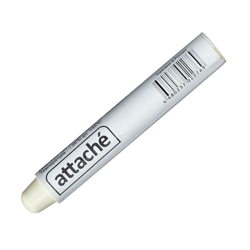 Маркер промышленный Attache для универсальной маркировки, белый (15-18 мм)  #1