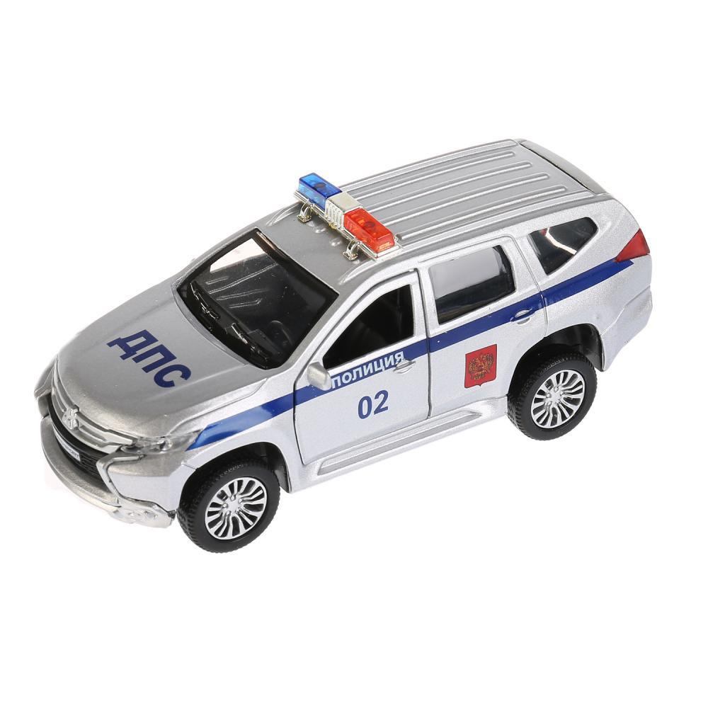 Модель машины Технопарк Mitsubishi Pajero Sport, Полиция, инерционная  PAJERO-S-POLICE