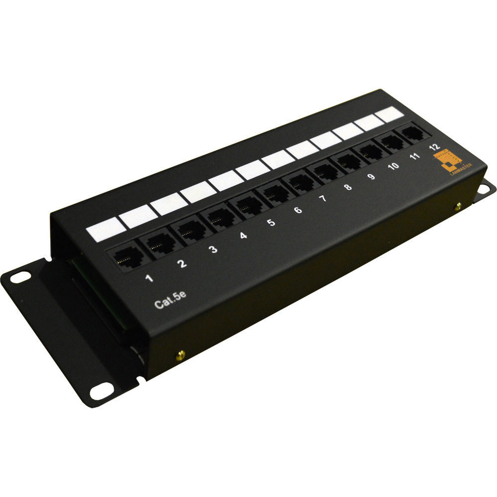 Патч-панель Lanmaster LAN-PPF12U5E/W #1