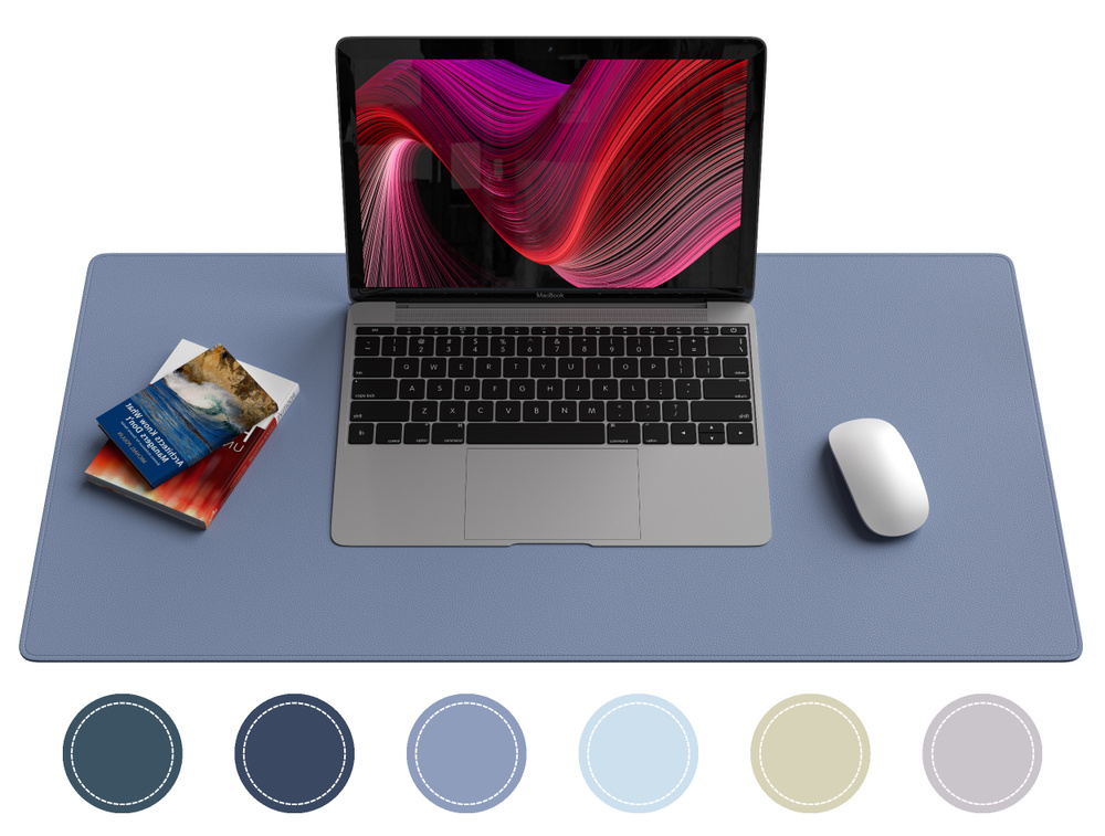 Коврик на письменный рабочий стол из экокожи/ Размером 80х40 см ...