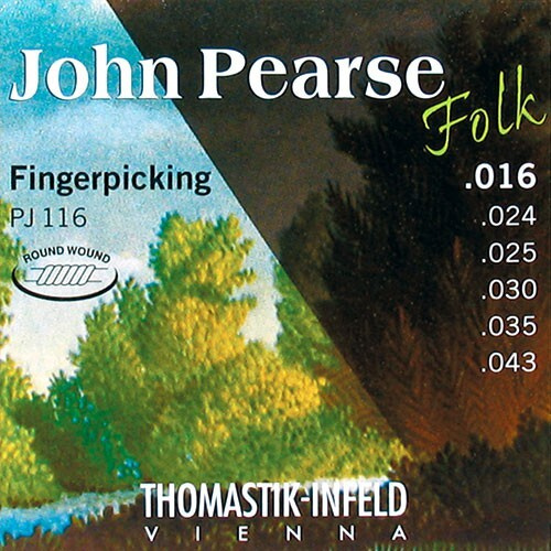 John Pearse Комплект струн для акустической гитары, нейлон, 016-043, Thomastik PJ116  #1