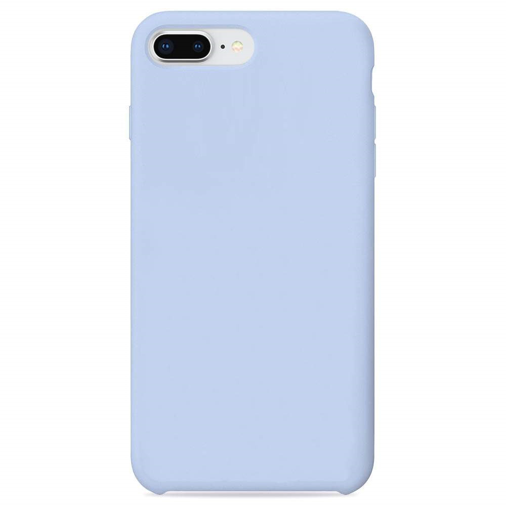 Силиконовый чехол на iPhone 7 Plus / 8 Plus (на айфон 7/8 плюс), небесно  голубой - купить с доставкой по выгодным ценам в интернет-магазине OZON  (353669392)