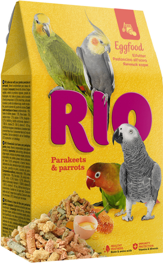 Корм для птиц RIO EGGFOOD корм яичный для средних и крупных попугаев (250 гр)  #1