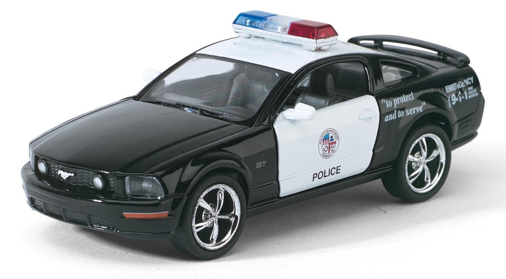 Модель машины KINSMART "FORD Mustang GT (Police) " инерция 1:38 #1