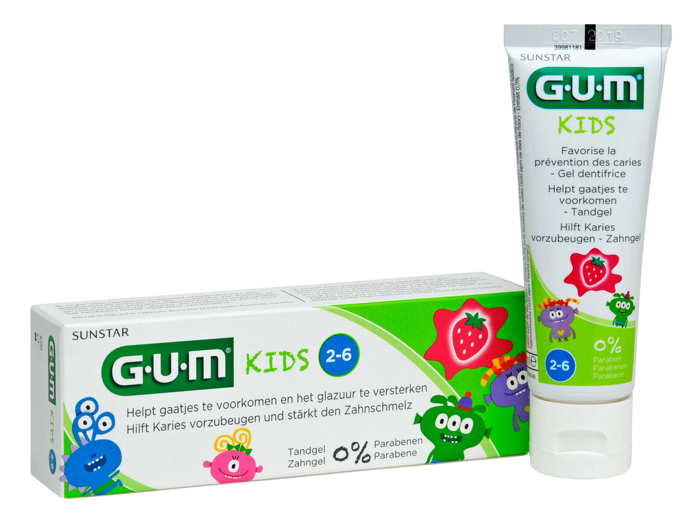 Зубная паста GUM Kids toothpaste - купить с доставкой по выгодным ценам ...