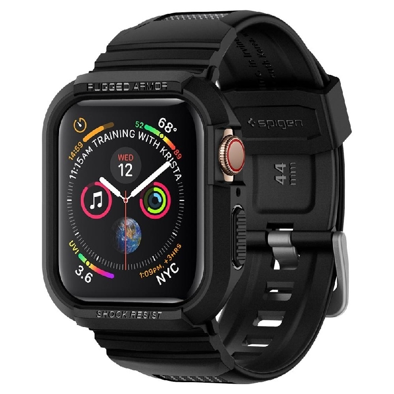 Чехол с ремешком Spigen на Apple Watch (45/44 mm) (062CS25324) Rugged Armor Pro / Спиген для Эпл Вотч #1