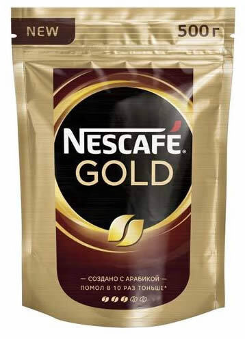 Кофе растворимый Nescafe Gold 500 гр #1