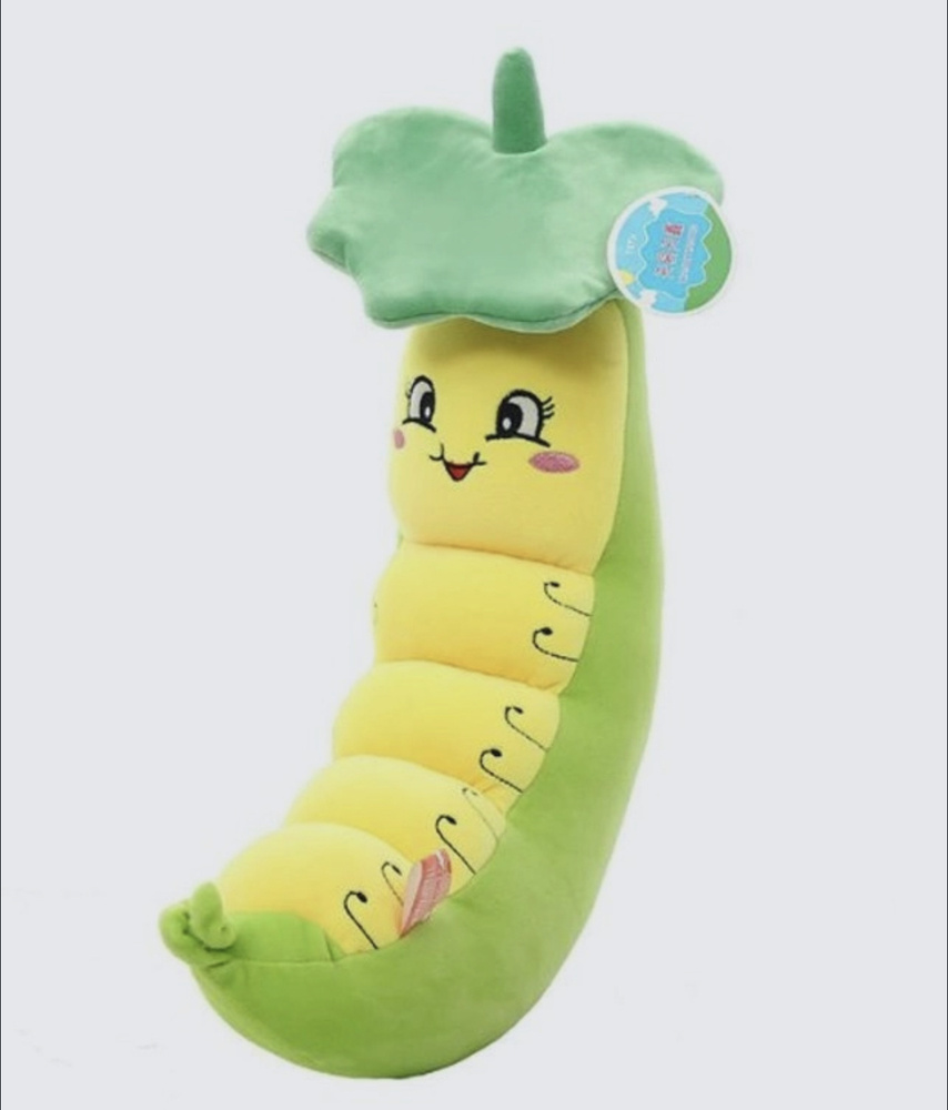 Мягкая плюшевая игрушка "Гусеница", 80 см (зеленый) - купить с ...