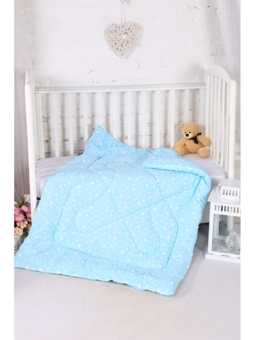 Одеяло в детскую кроватку для новорожденных