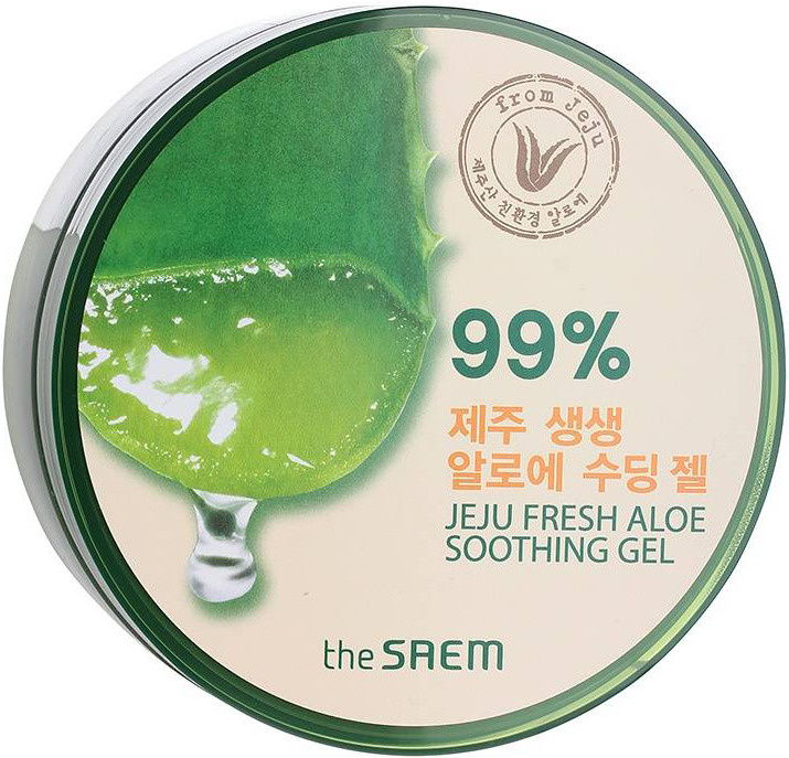 The Saem Увлажняющий гель с алоэ для ухода за кожей Jeju Fresh Aloe Soothing Gel 99%, 300мл  #1