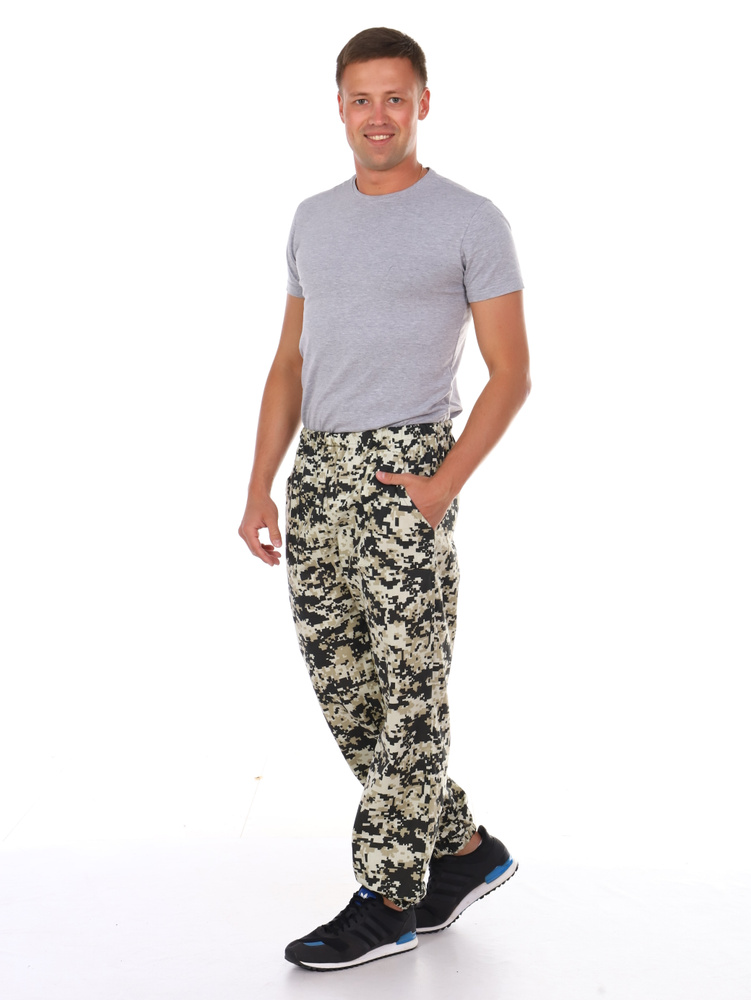 Рабочие штаны с карманами/ брюки на резинке с карманами (52-54, 170-176) -купить с доставкой по выгодным ценам в интернет-магазине OZON (460990098)