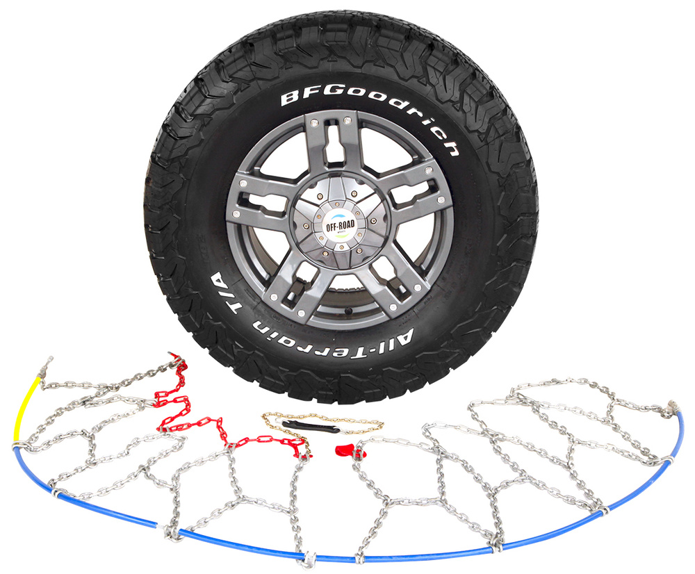 Цепи противоскольжения РИФ 4х4 "соты" 16 мм, 175/80R16, 185/70R16 (к-т 2 шт.)  #1