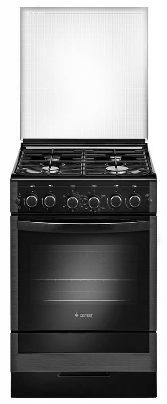 Плита газовая Gefest ПГ 5300-02 0046 черный, отдельностоящая, конфорок ...