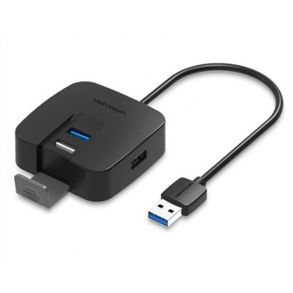 4-port OTG USB 2.0/ USB 3.0 Hub Vention CHABD Черный 0.5м #1