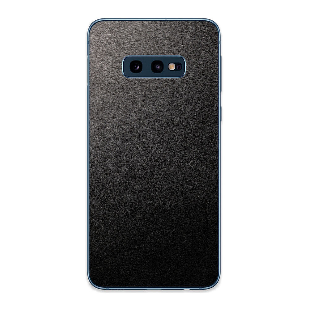 Наклейка Glueskin из натуральной кожи JUST BLACK для Samsung Galaxy S10e -  купить с доставкой по выгодным ценам в интернет-магазине OZON (499478834)