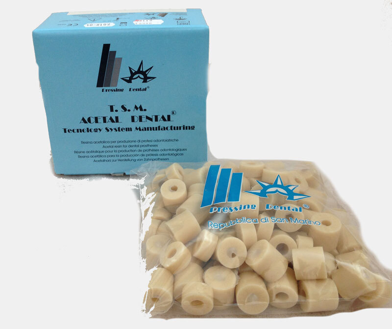 Acetal Dental 500 гр. Pressing Dental ацеталовая термопластмасса Цвет A4 купить с доставкой по