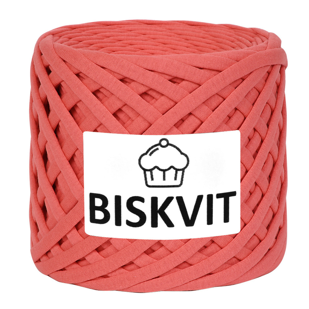 Пряжа Biskvit, 330г, 100м, 100%хлопок, (Коралл) (1 шт.) #1