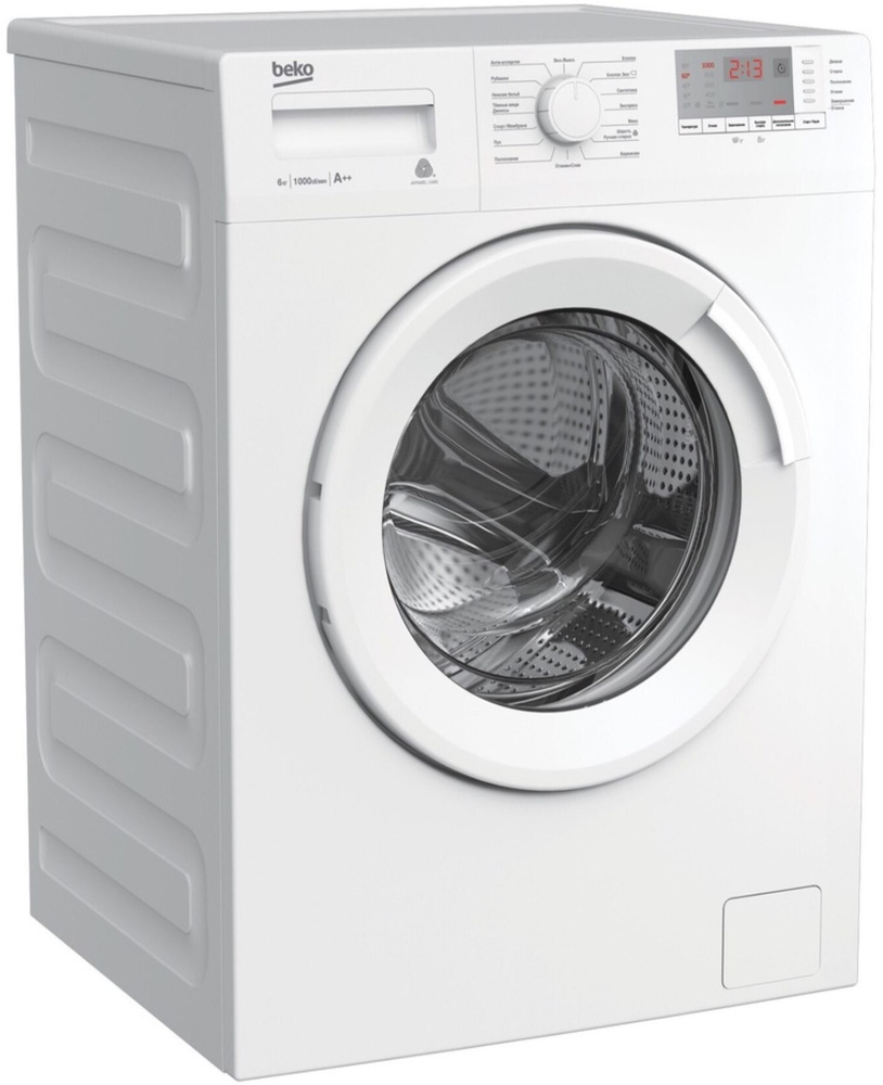 Стиральная машина автомат 6 кг Beko WRE6512BWW, белый