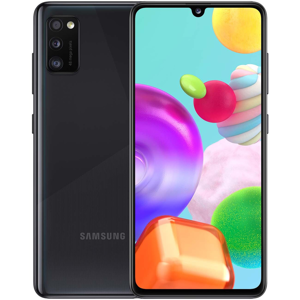 Смартфон Samsung Galaxy A41 64 ГБ - купить по выгодной цене в  интернет-магазине OZON (645332685)