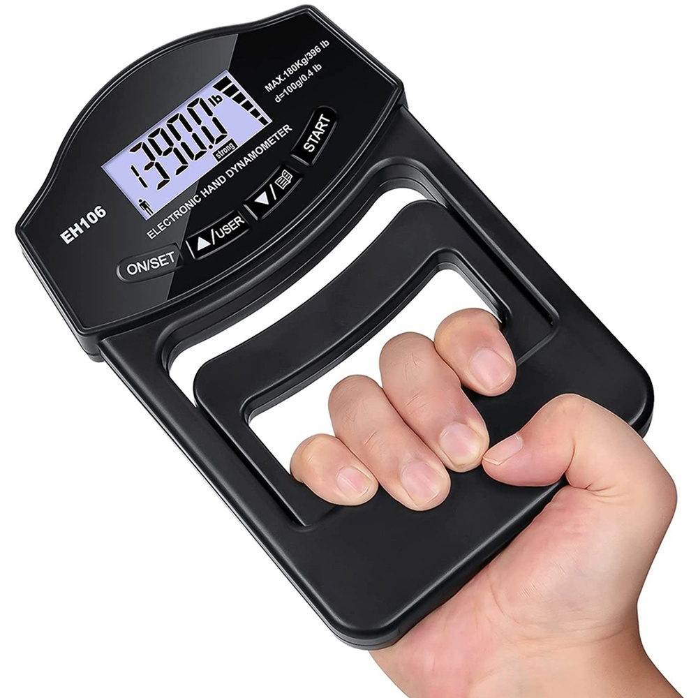 Тестер прочности захвата, 396LBS / 180 кг Цифровой ручной динамометр Grip  Meter Meter USB ЖК-экран ручной работы динамометр - купить по выгодной цене  в интернет-магазине OZON (1120595754)