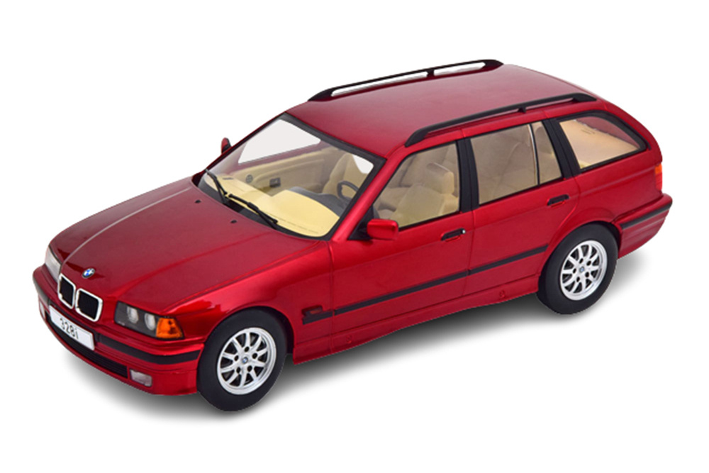 BMW série 3 E36 Touring 1995 rouge métallisé 1/43 Schuco - Collection