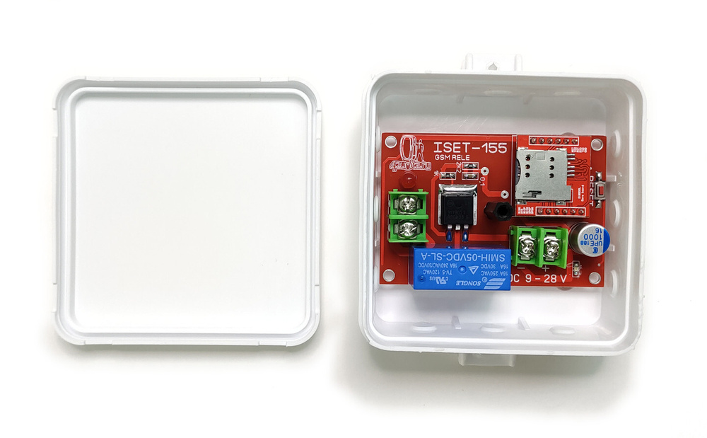 GSM-реле Исеть-155, питание 9-28 Вольт, коммутация 16А (функция "кнопка")  #1