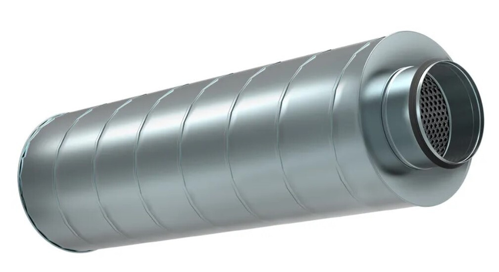 Шумоглушитель для круглых каналов 250 мм, длина 600мм #1
