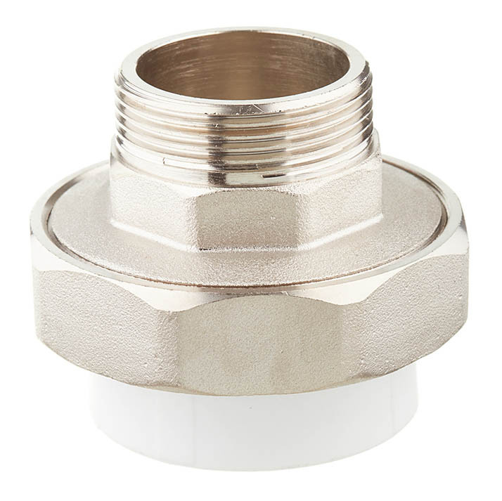 Муфта полипропиленовая разъемная (американка) 50 мм х 1 1/2 НР(ш ...