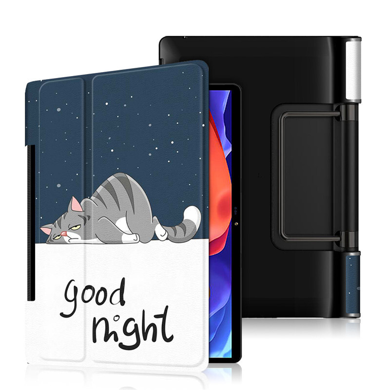 Для Lenovo Yoga Tab 13 YT-K606F PU откидная подставка жесткий ПК задняя ...