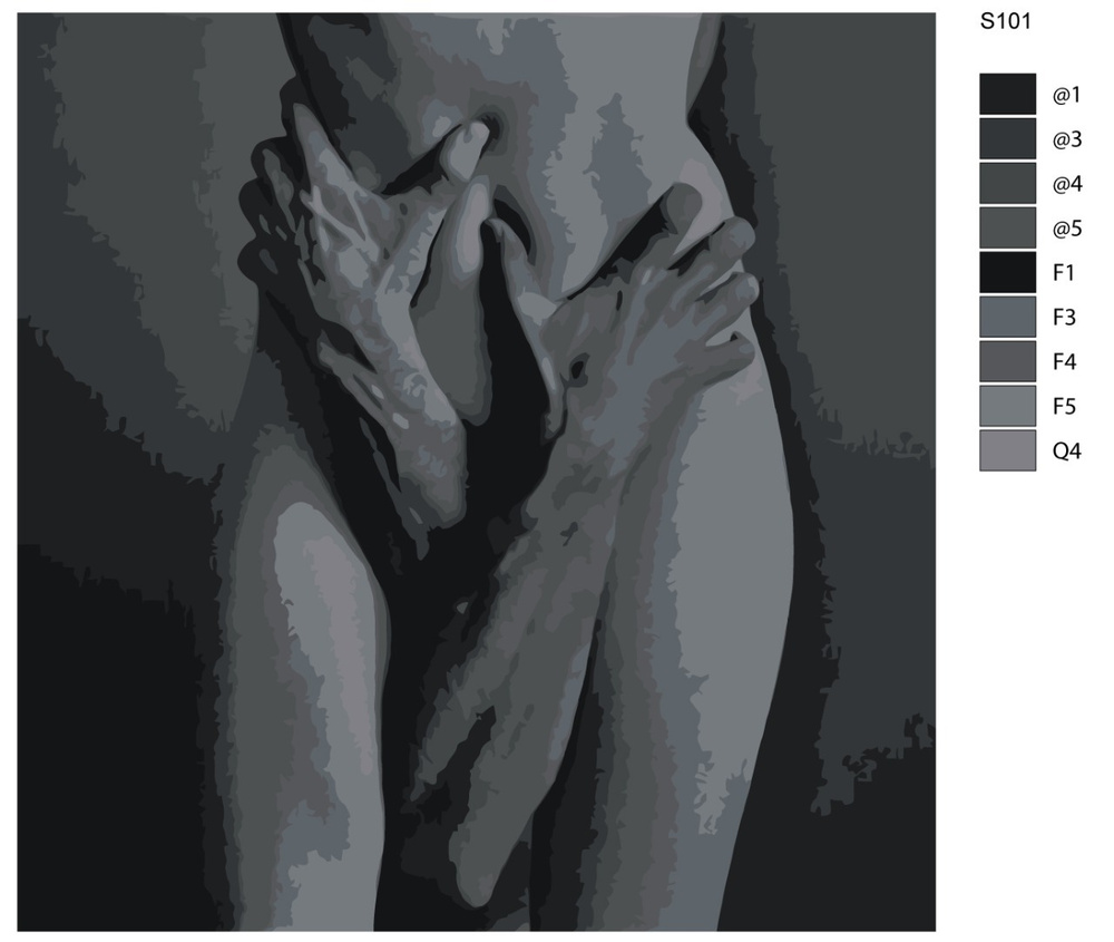 Картина по номерам для Взрослых S101 