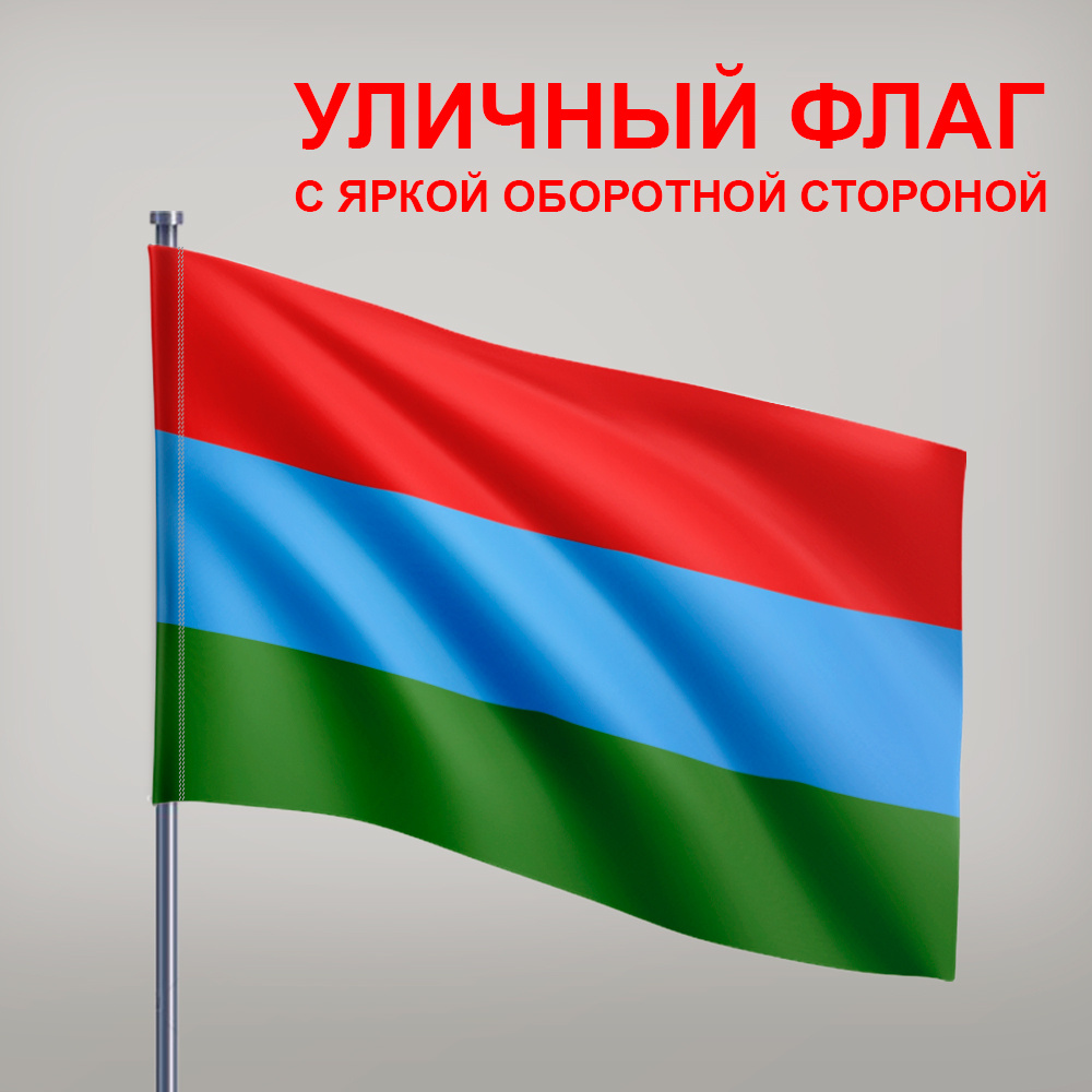 Флаг Республики Карелия - купить Флаг по выгодной цене в интернет-магазине  OZON (621299068)