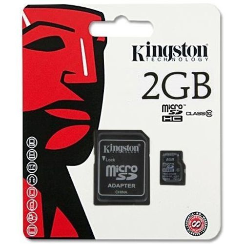 Карта памяти Micro SD 2 Гб - Карта памяти с переходником micro SD card + adapter / для телефона видеорегистратора #1