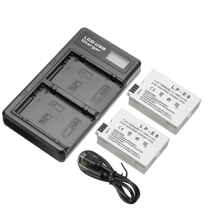 Комплект ALX-Express зарядное устройство и два аккумулятора LP-E8 для ...