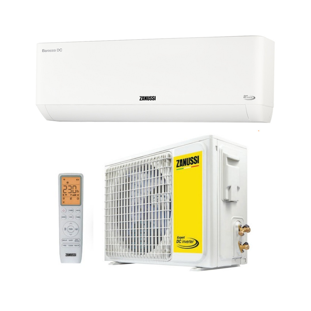 Zanussi ZACS/I-24 HB/A22/N8 Barocco DC Inverter Настенный кондиционер -  купить по доступным ценам в интернет-магазине OZON (684041835)