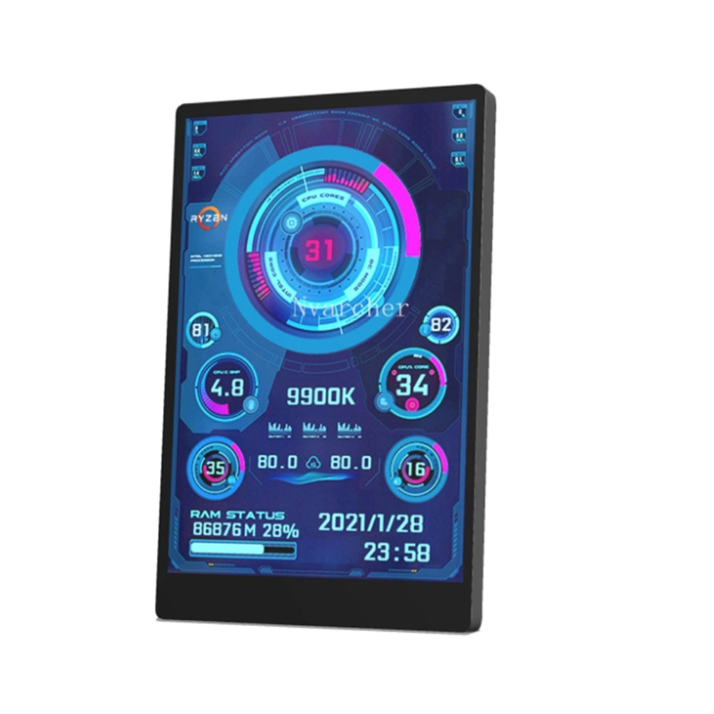3,5-дюймовый IPS USB мини-экран AIDA64 ПК ЦП ОЗУ HDD Монитор данных ...
