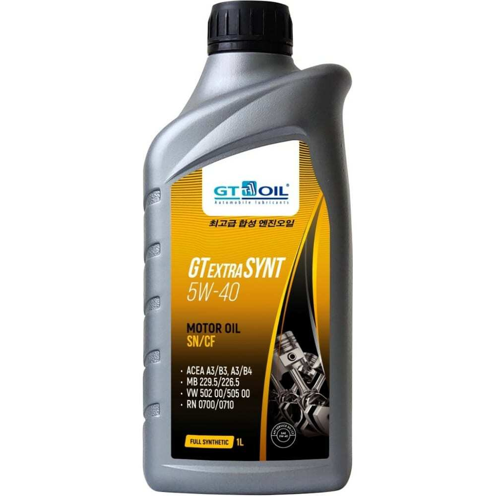 Масло моторное GT OIL 5W-40 Синтетическое - купить в интернет-магазине OZON  (643164816)