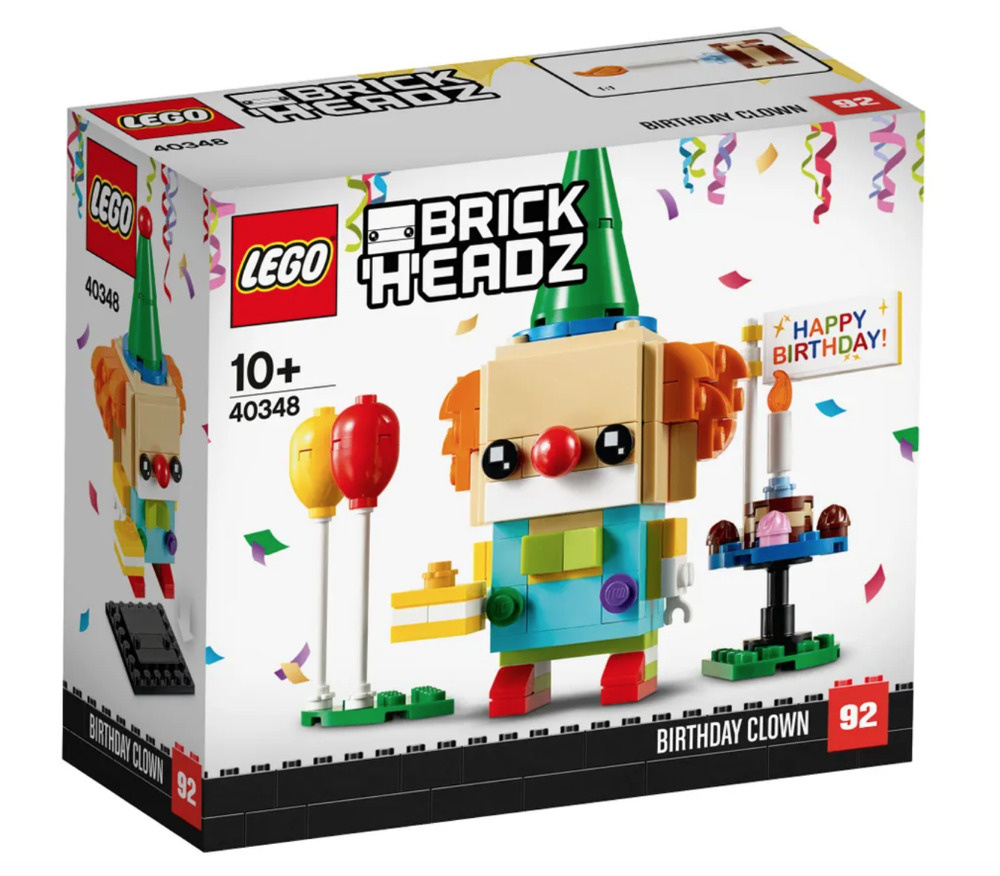 лего Holiday серия, LEGO 40348 Birthday Clown, lego конструктор для мальчика, лего для девочек  #1