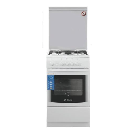 Газовая плита De Luxe 506040.14 Г (кр) чр белый - купить по выгодной ...