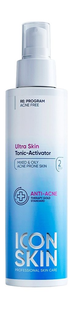 ICON SKIN Тоник-активатор для лица Ultra Skin очищающий, 150 мл купить ...