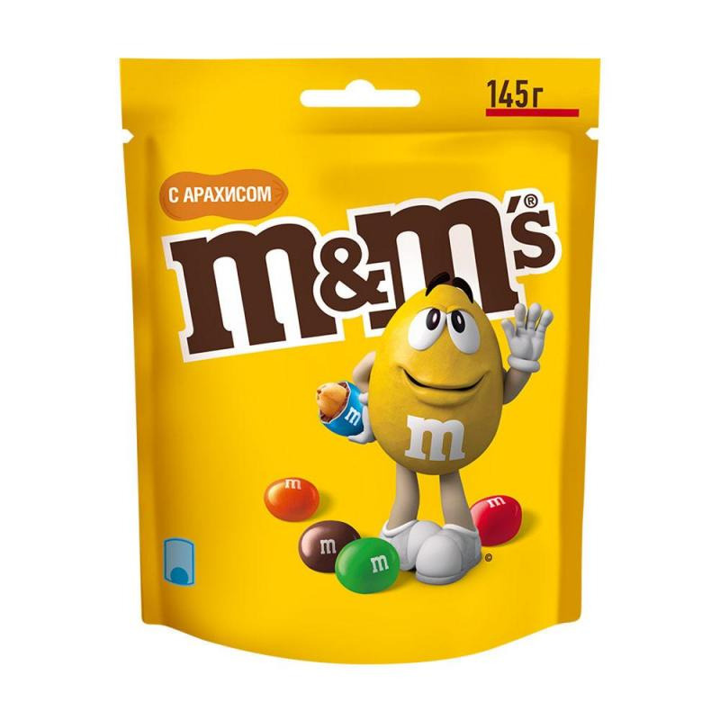 Драже "M&M's"с арахисом 145гр/1 уп #1