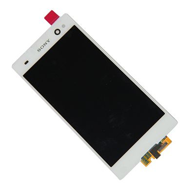 Дисплей для Sony D2502, D2533 (Xperia C3) в сборе с тачскрином <белый> #1
