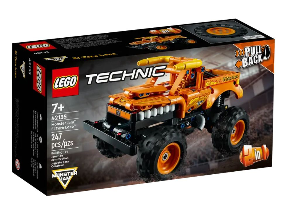 Technic серия, Конструктор, 42135 Monster Jam El Toro Loco, Конструктор для мальчиков и девочки  #1