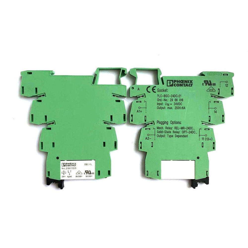 Купить 1 шт РЕЛЕ PHOENIX CONTACT 2961105, 24 В ПОСТОЯННОГО ТОКА, 6A ...