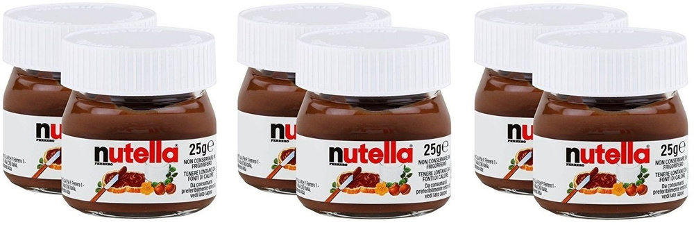 Шоколадная паста Nutella mini / Нутелла мини 25гр 6 шт (Германия ...