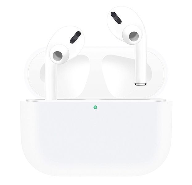 Чехол для Airpods Pro Silicone Case White #1