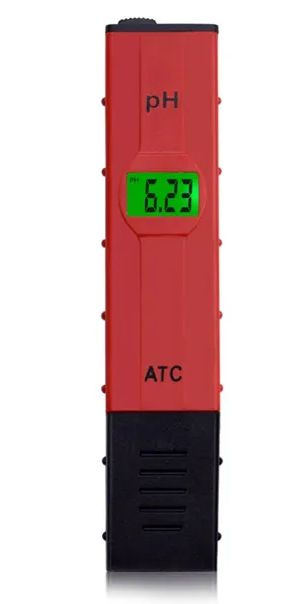 Электронный pH-тестер, прибор измеритель кислотности pH воды, pH-метр с  набором для калибровки в пластиковом боксе (красный) - купить с доставкой  по выгодным ценам в интернет-магазине OZON (722926807)