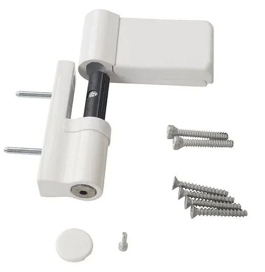 Петля дверная для пластиковых ПВХ, алюминиевых, входных DHV 140 кг ...