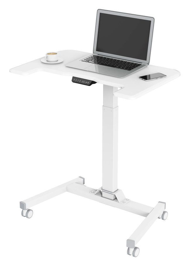 Стол для ноутбука Cactus CS-FDE101WWT столешница МДФ белый 80x60x123см  #1